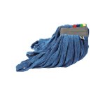Mop Raptor - a frange tubolari - 350 gr - microfibra - blu - Perfetto