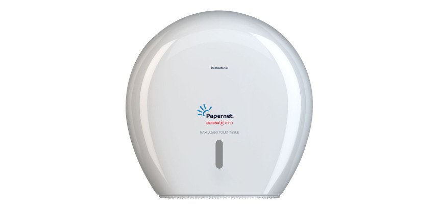 Dispenser antibatterico Defend Tech - per carta igienica Maxi Jumbo - Papernet