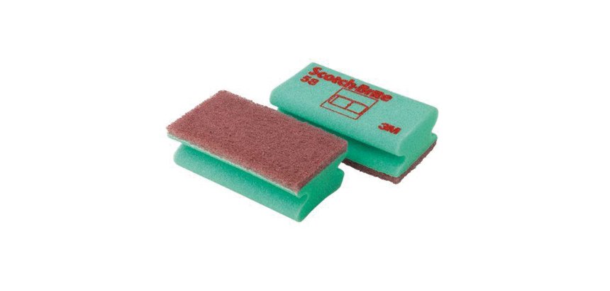 Spugne accoppiate - verde - Scotch-Brite - conf.10 pezzi