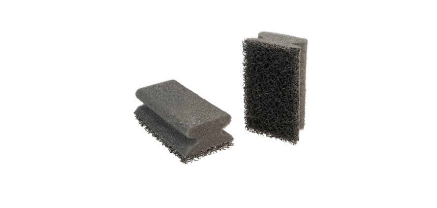 Spugne abrasive - nero - Scotch-Brite - conf. 6 pezzi