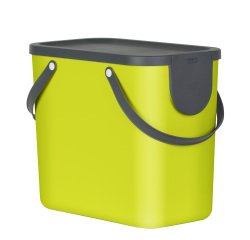 Pattumiera Albula - 25 L - verde lime - Rotho