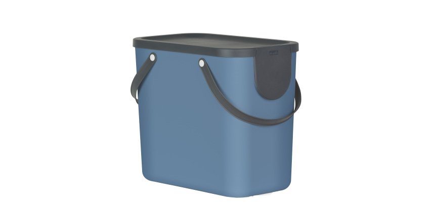 Pattumiera Albula - 25 L - blu horizon - Rotho