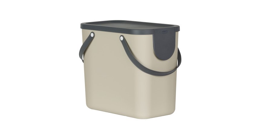 Pattumiera Albula - 25 L - cappuccino - Rotho