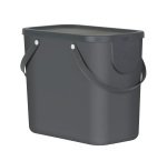 Pattumiera Albula - 25 L - grigio antracite - Rotho