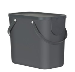 Pattumiera Albula - 25 L - grigio antracite - Rotho