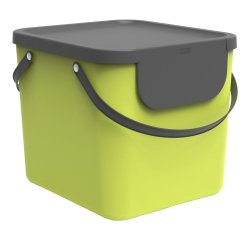 Pattumiera Albula - 40 L - verde lime - Rotho