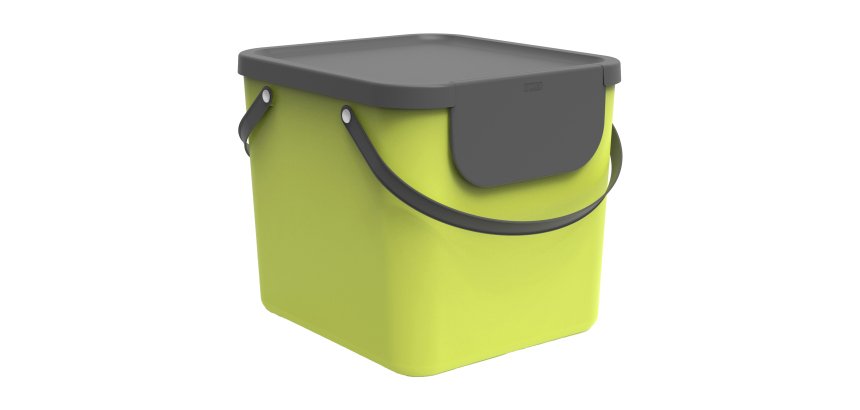 Pattumiera Albula - 40 L - verde lime - Rotho