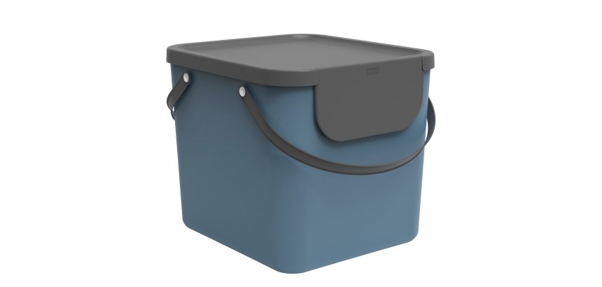 Pattumiera Albula - 40 L - blu horizon - Rotho