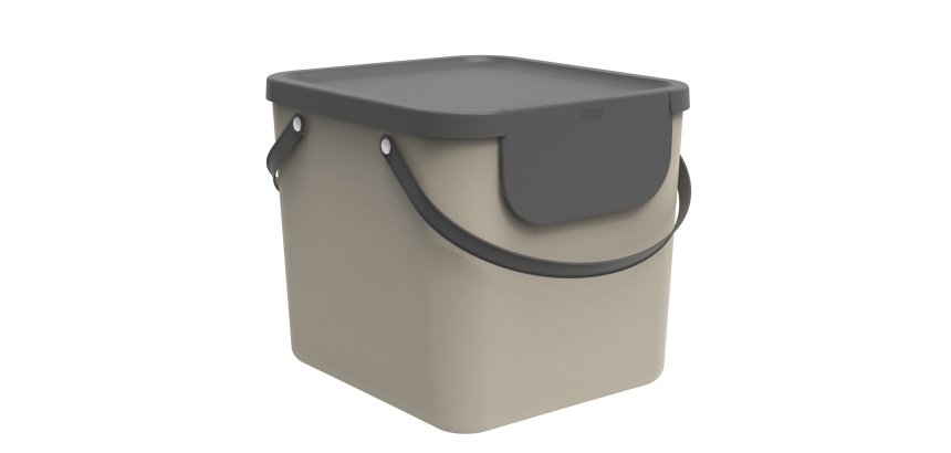 Pattumiera Albula - 40 L - cappuccino - Rotho