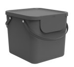 Pattumiera Albula - 40 L - grigio antracite - Rotho