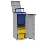 Contenitore Ecoline 1 - 110 L - grigio - Terry