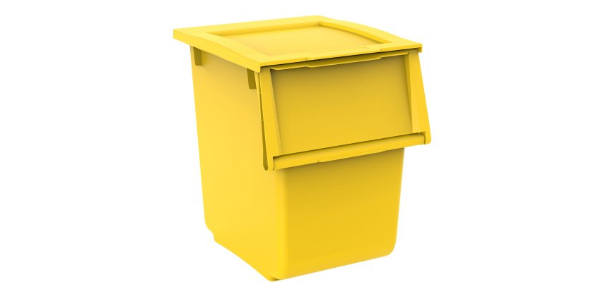 Contenitore Ecobin 25 - 25 L - giallo - Terry