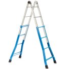 Scala telescopica Everest - 4+4 gradini - acciaio - Garden Friend