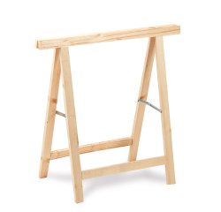 Cavalletto - 74 x 38 x 75 cm - 100 kg - legno - Garden Friend