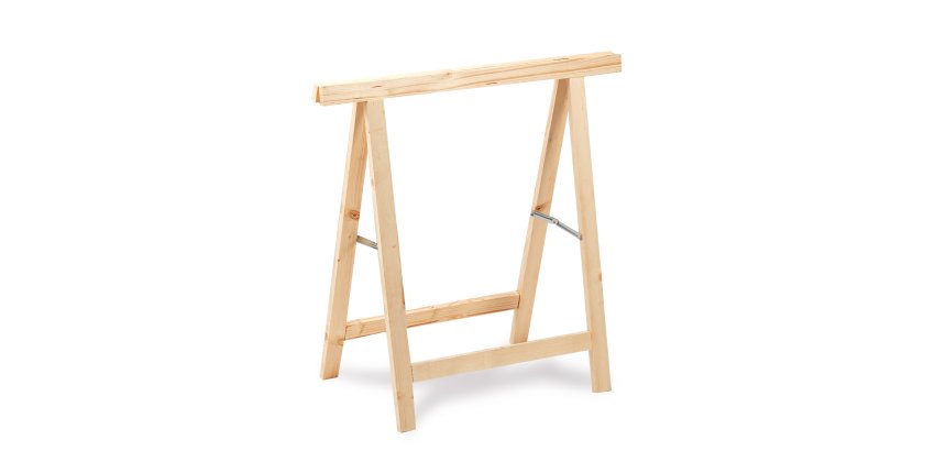 Cavalletto - 74 x 38 x 75 cm - 100 kg - legno - X-Robust