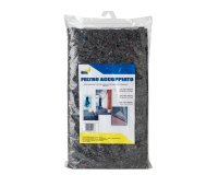 Feltro accoppiato - con base antiscivolo - in busta - 1 x 3,5 m - Garden Friend