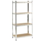 Scaffale in metallo e MFD - 4 ripiani - X-Robust