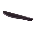 Fellowes Keyboard Wrist Rest - PlushTouch Wrist Rest with Non Skid Rubber Base & Antibacterial Protection - Ergonomic Wrist Support for Computer, Laptop, Home Office Use - Black