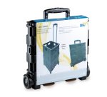 Carrello pieghevole con cassa in plastica - portata max 25 kg - Garden Friend