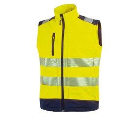Gilet alta visibiltà Softshell Dany - taglia S - giallo fluo - U-Power