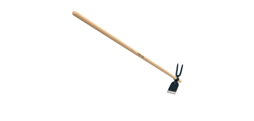 Zappa quadra bidente - manico 125 cm - Verdemax