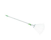 Scopa regolabile - per erba e foglie - metallo - Verdemax