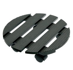 Trolley portavaso in WPC idrorepellente - Ø 30 cm - Verdemax