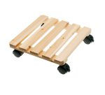 Trolley portavaso in legno - 30 x 30 cm - Verdemax