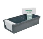 Kit Orto urbano - 115 x 58 x 28 cm - PE - antracite - Verdemax