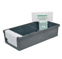 Kit Orto urbano - 115 x 58 x 28 cm - PE - antracite - Verdemax