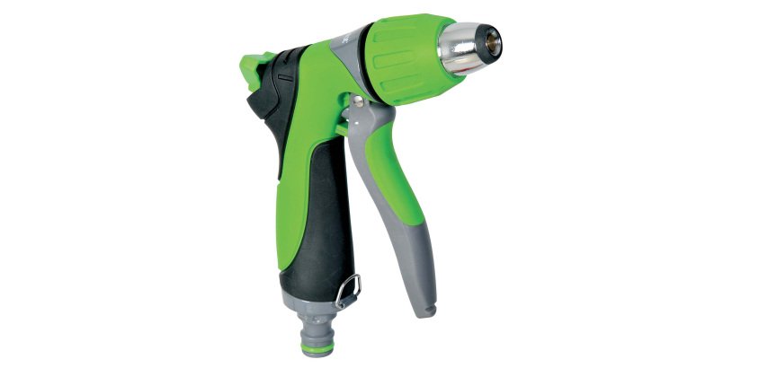 Pistola a spruzzo regolabile - alluminio - Verdemax
