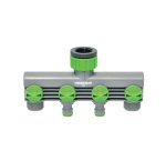 Raccordo rubinetto - 4 uscite - Verdemax