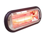 Stufa a infrarossi SoleRosso da interno/esterno - 33,5x23,5x13,5 cm - 1500W - CFG