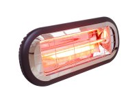 Stufa a infrarossi SoleRosso da interno/esterno - 33,5x23,5x13,5 cm - 1500W - CFG