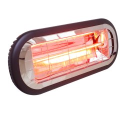 Stufa a infrarossi SoleRosso da interno/esterno - 33,5x23,5x13,5 cm - 1500W - CFG