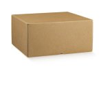 Scatola box per asporto linea Marmotta - 30x40x19,5 cm - avana - Scotton