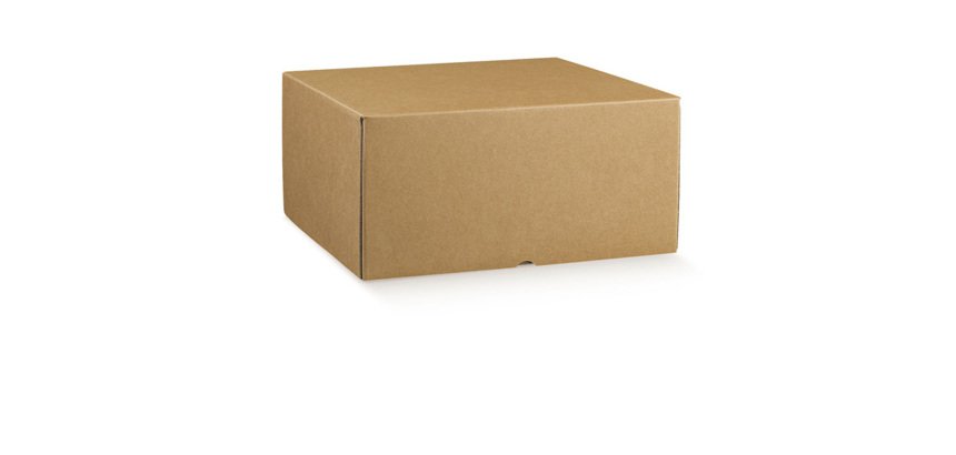 Scatola box per asporto linea Marmotta - 30x40x19,5 cm - avana - Scotton