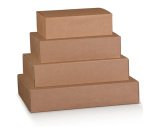 Scatola box per asporto linea Boite - 40x32x12 cm - avana - Scotton