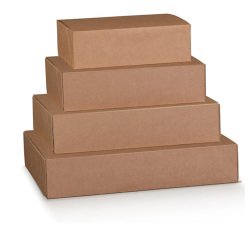 Scatola box per asporto linea Boite - 40x32x12 cm - avana - Scotton