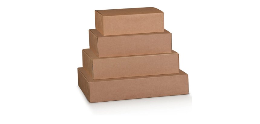 Scatola box per asporto linea Boite - 40x32x12 cm - avana - Scotton