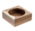 Supporto caraffa - in bamboo - 20x20x8 cm - colore naturale - Leone