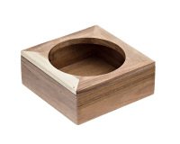 Supporto caraffa - in bamboo - 20x20x8 cm - colore naturale - Leone