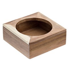 Supporto caraffa - in bamboo - 20x20x8 cm - colore naturale - Leone