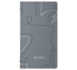 Portamenù linea Linee - 18x31,6 cm - grigio - Stilcasa