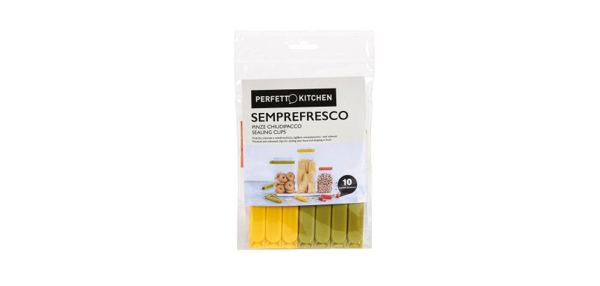 Pinze chiudi pacco Semprefresco - Perfetto - set 10 pezzi