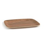 Vassoio antiscivolo - in legno frassino - 28 x 20 cm - Perfetto