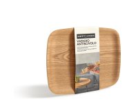 Vassoio antiscivolo - in legno frassino - 36 x 28 cm - Perfetto