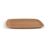 Vassoio antiscivolo - in legno frassino - 36 x 28 cm - Perfetto