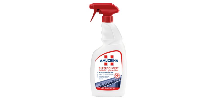 Superifici Spray Multiuso battericida e virucida - 750 ml - Amuchina Professional