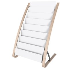 Portariviste da terra - 58 x 50 x 93 cm - 8 x 2 tasche - Alba